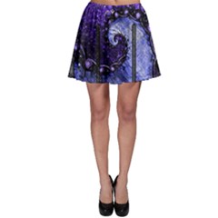 Beautiful Violet Spiral For Nocturne Of Scorpio Skater Skirt by jayaprime