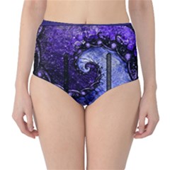 Beautiful Violet Spiral For Nocturne Of Scorpio High-waist Bikini Bottoms by jayaprime