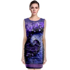 Beautiful Violet Spiral For Nocturne Of Scorpio Classic Sleeveless Midi Dress by jayaprime