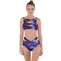 Beautiful Violet Spiral For Nocturne Of Scorpio Bandaged Up Bikini Set  by jayaprime