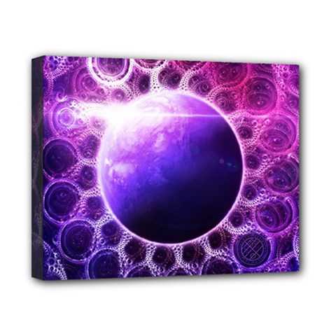 Beautiful Violet Nasa Deep Dream Fractal Mandala Canvas 10  X 8  by jayaprime