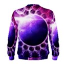 Beautiful Violet NASA Deep Dream Fractal Mandala Men s Sweatshirt View2