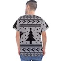 Ugly Christmas Sweater Men s V-Neck Scrub Top View2