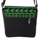 Ugly Christmas Sweater Flap Messenger Bag (S) View1