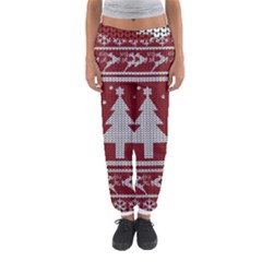 Ugly Christmas Sweater Women s Jogger Sweatpants by Valentinaart