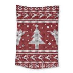 Ugly Christmas Sweater Small Tapestry by Valentinaart