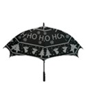 Ugly Christmas Sweater Golf Umbrellas View3