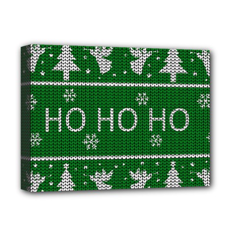 Ugly Christmas Sweater Deluxe Canvas 16  x 12  