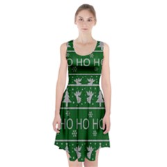 Ugly Christmas Sweater Racerback Midi Dress