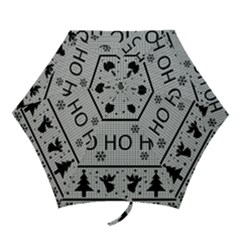 Ugly Christmas Sweater Mini Folding Umbrellas by Valentinaart