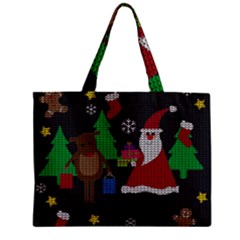 Ugly Christmas Sweater Zipper Mini Tote Bag by Valentinaart