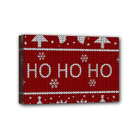 Ugly Christmas Sweater Mini Canvas 6  x 4 