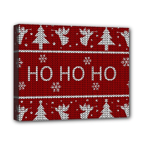 Ugly Christmas Sweater Canvas 10  x 8 
