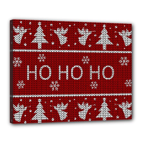 Ugly Christmas Sweater Canvas 20  x 16 