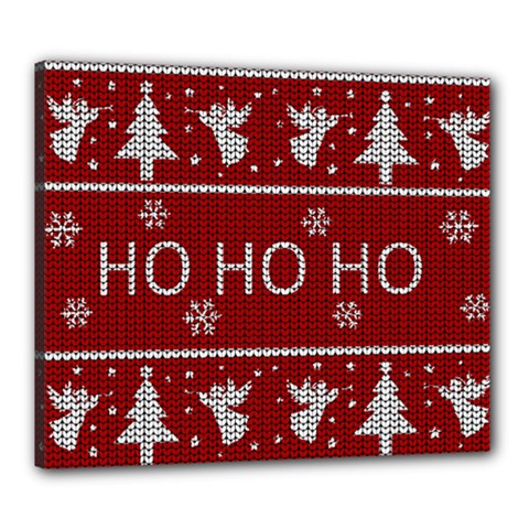 Ugly Christmas Sweater Canvas 24  x 20 