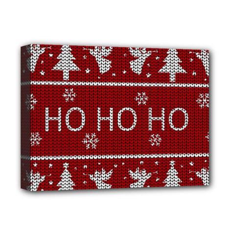 Ugly Christmas Sweater Deluxe Canvas 16  x 12  