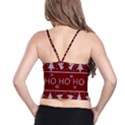 Ugly Christmas Sweater Spaghetti Strap Bra Top View2