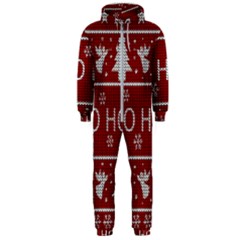 Ugly Christmas Sweater Hooded Jumpsuit (Men) 