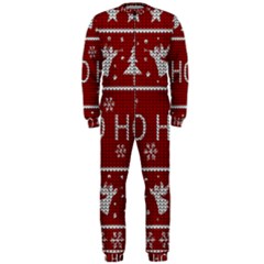 Ugly Christmas Sweater OnePiece Jumpsuit (Men) 