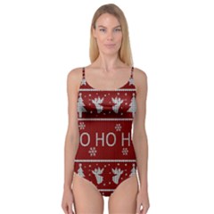Ugly Christmas Sweater Camisole Leotard 