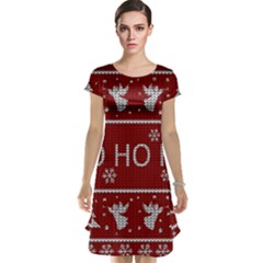 Ugly Christmas Sweater Cap Sleeve Nightdress