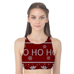 Ugly Christmas Sweater Tank Bikini Top
