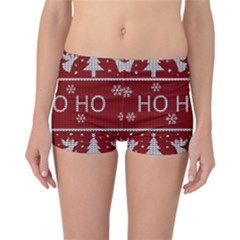 Ugly Christmas Sweater Reversible Boyleg Bikini Bottoms