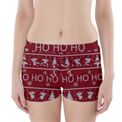 Ugly Christmas Sweater Boyleg Bikini Wrap Bottoms