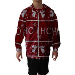Ugly Christmas Sweater Hooded Wind Breaker (Kids)