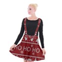 Ugly Christmas Sweater Suspender Skater Skirt View1