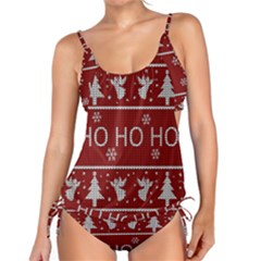 Ugly Christmas Sweater Tankini Set