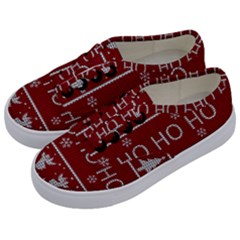 Ugly Christmas Sweater Kids  Classic Low Top Sneakers
