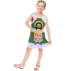 Jesus - Christmas Kids  Tunic Dress by Valentinaart