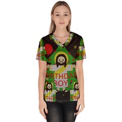 Jesus - Christmas Scrub Top by Valentinaart