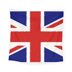 Union Jack Pencil Art Square Tapestry (small) by picsaspassion