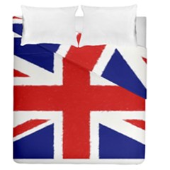 Union Jack Watercolor Drawing Art Duvet Cover Double Side (queen Size)