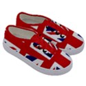 Union Jack watercolor drawing art Kids  Classic Low Top Sneakers View3