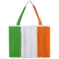 Flag Ireland, Banner Watercolor Painting Art Mini Tote Bag