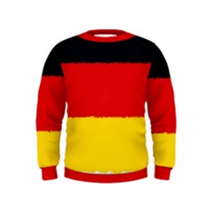 German Flag, Banner Deutschland, Watercolor Painting Art Kids  Sweatshirt