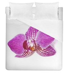 Lilac Phalaenopsis Aquarel  Watercolor Art Painting Duvet Cover (queen Size) by picsaspassion