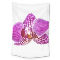 Lilac Phalaenopsis Aquarel  Watercolor Art Painting Large Tapestry by picsaspassion