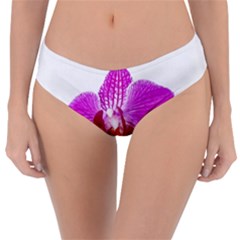 Lilac Phalaenopsis Flower, Floral Oil Painting Art Reversible Classic Bikini Bottoms by picsaspassion