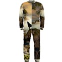 The Lonely Wolf On The Flying Rock OnePiece Jumpsuit (Men)  View1