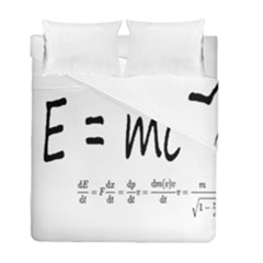 E=mc2 Formula Physics Relativity Duvet Cover Double Side (full/ Double Size) by picsaspassion