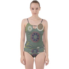 Artnouveau18 Cut Out Top Tankini Set by NouveauDesign