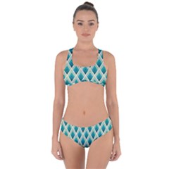 Artdecoteal Criss Cross Bikini Set by NouveauDesign