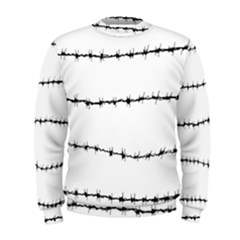 Barbed Wire Black Men s Sweatshirt