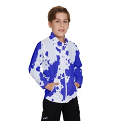 Blue Plaint Splatter Wind Breaker (kids)