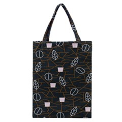 Espresso Cofee Glass Line Chevron Classic Tote Bag