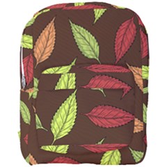 Autumn Leaves Pattern Full Print Backpack